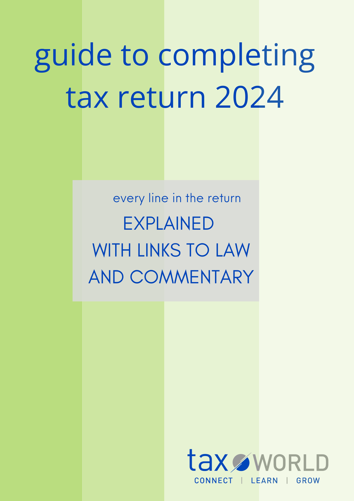 Guide to completing tax return 2024