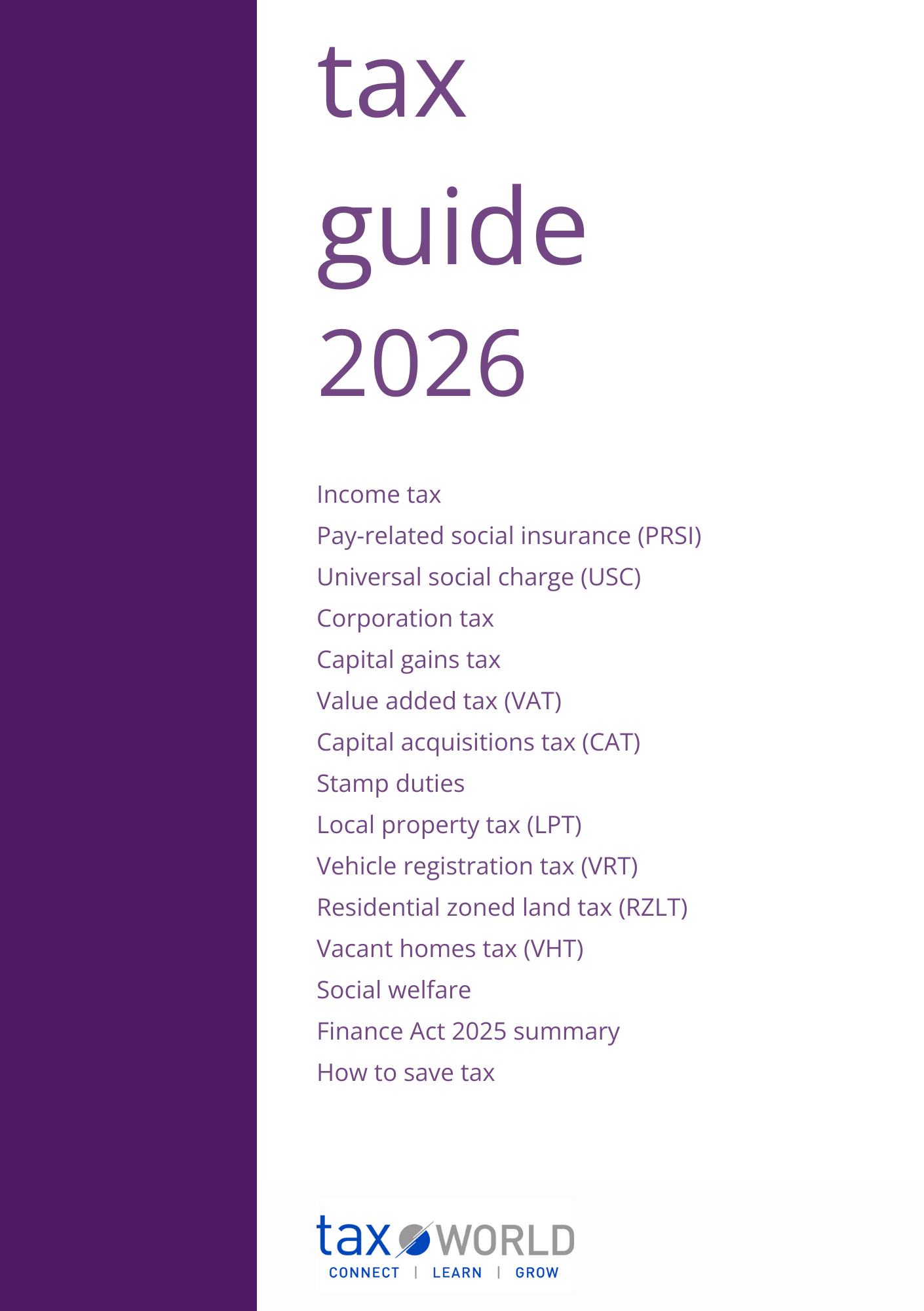 Tax Guide 2026