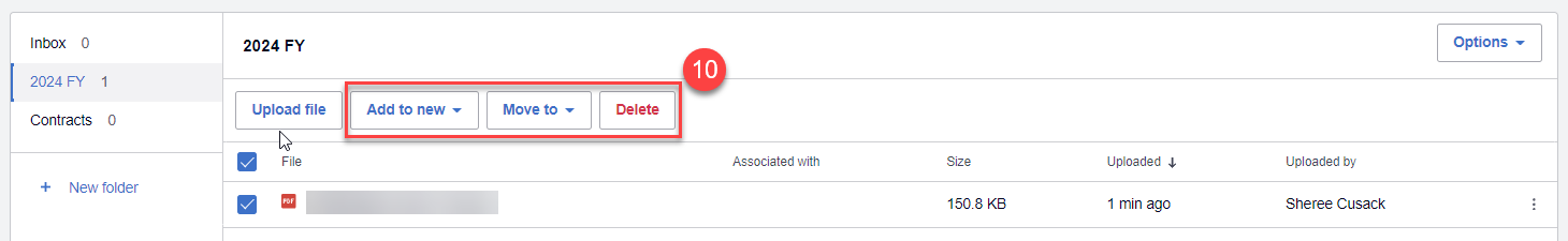 Xero Files - Step 10