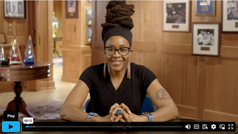 Nnedi Okorafor teaching the online workshop